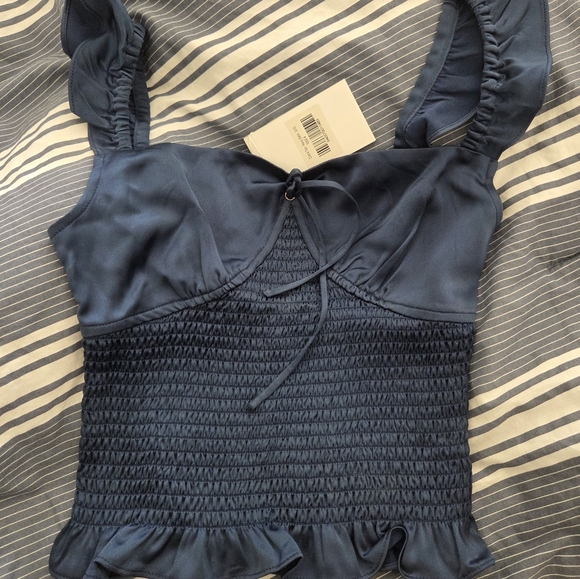 Petite Studio Claire Top in Navy size XXS - Picture 4 of 4